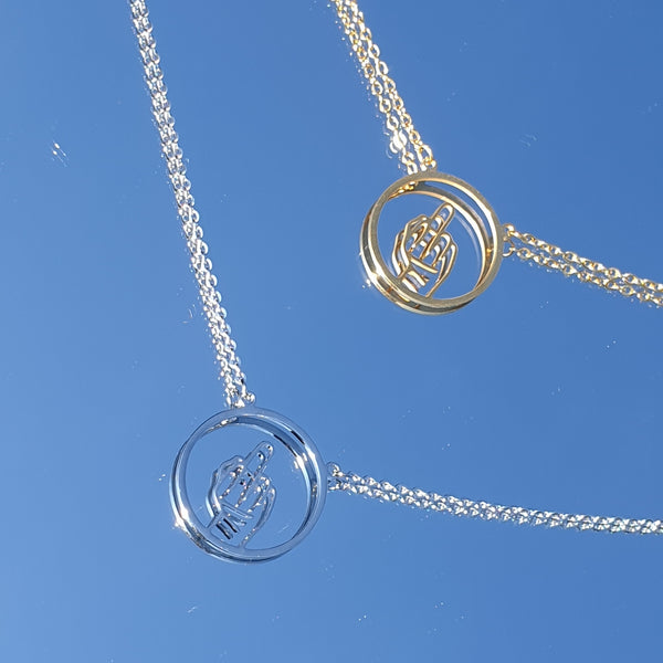 <transcy>Symbols necklace made of stainless steel</transcy>