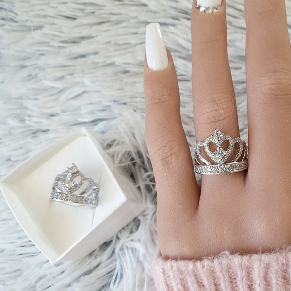 <transcy>Princess - 925 sterling silver ring</transcy>
