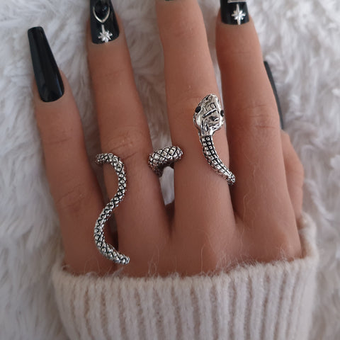 Medusa - anillo anillo serpiente