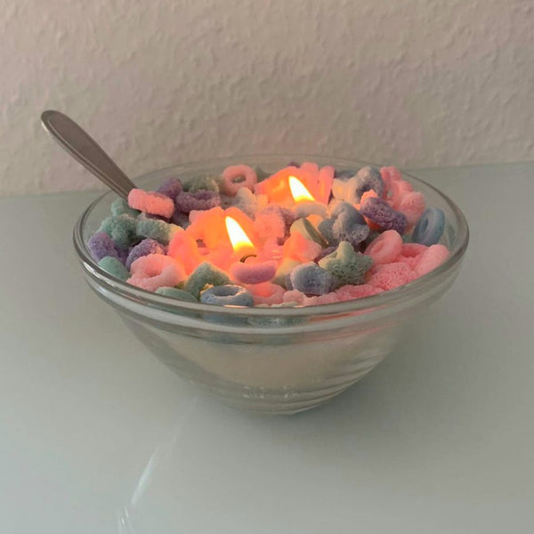 Muesli Scented Candle Cereals Candle - Pastel