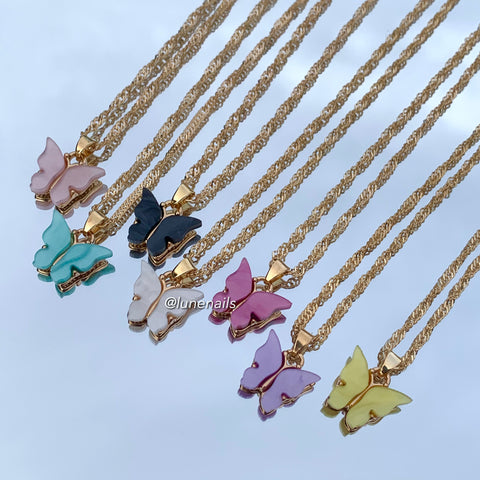 Petit Mariposa - colliers de différentes couleurs